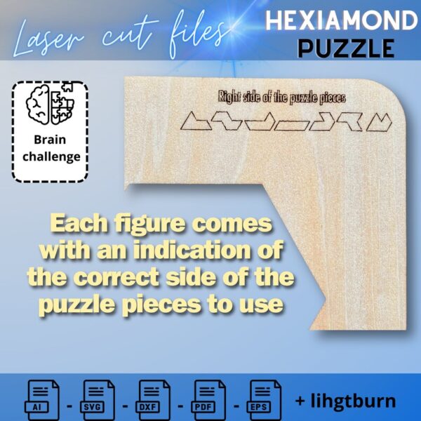 Hexiamond Animal Shape Puzzle Expansion - 02 pack - Image 3